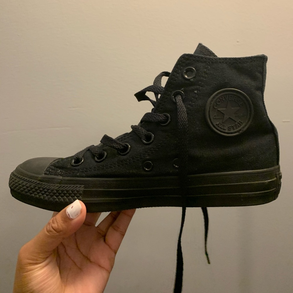 Black High Top Converse